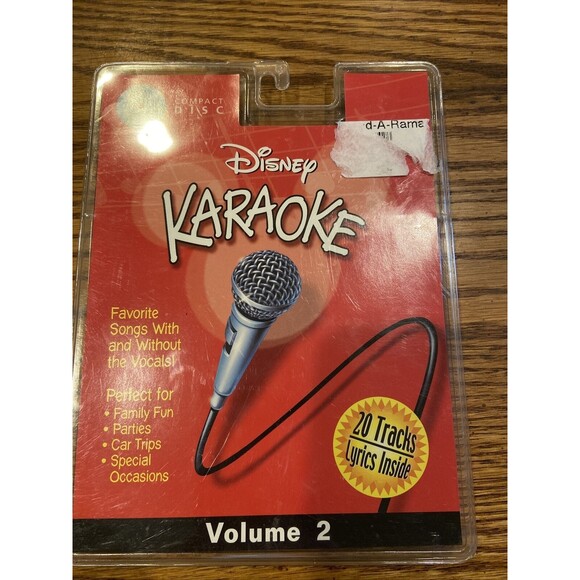 DISNEY KARAOKE VOLUME 2 CD - KARAOKE BRAND NEW SEALED - Picture 1 of 2